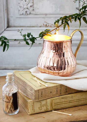 Copper Apple Blossom Candle | Vintage French Inspired - Sumiye Co