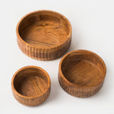Etta Acacia Wood Bowls - Sumiye Co