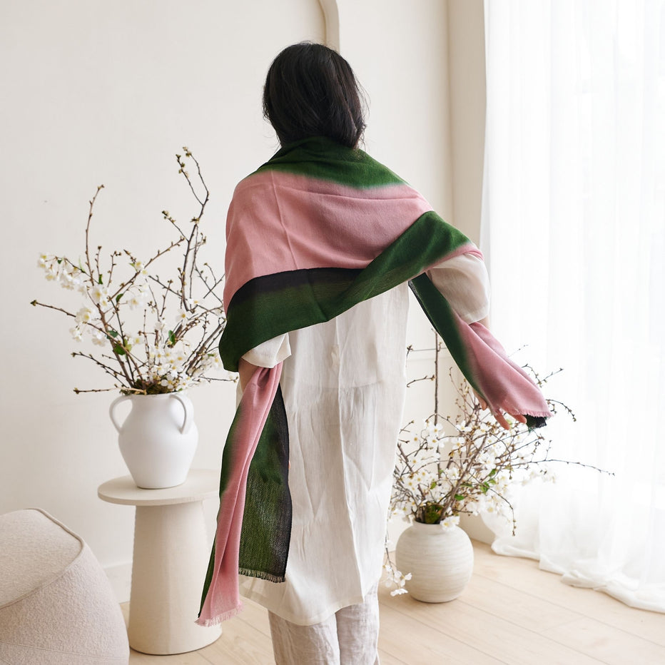 Cashmere Merino Handloom Scarf