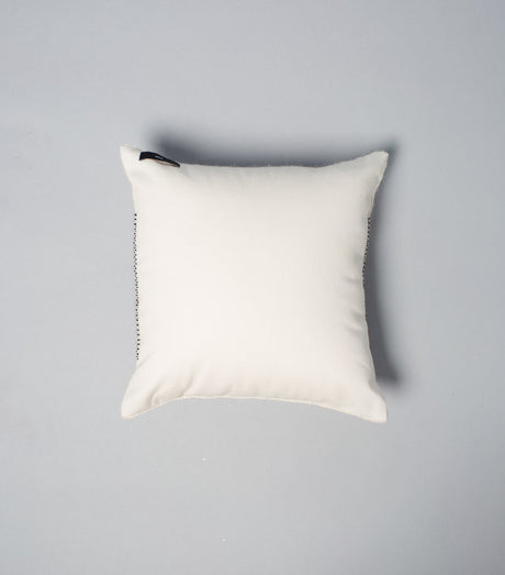 Diamante Square Textile Small Pillow in Ivory - Sumiye Co