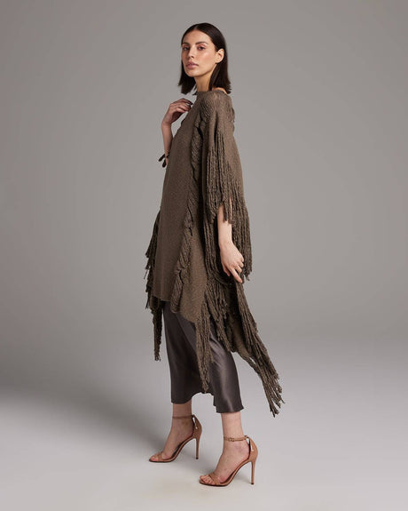 Lace Fringe Manta - Sumiye Co