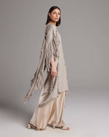 Lace Fringe Manta - Sumiye Co