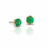 Flora Emerald Studs-0