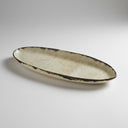 Luna Large Oval Trays | Farmhouse Style Stoneware Clay - Sumiye Co
