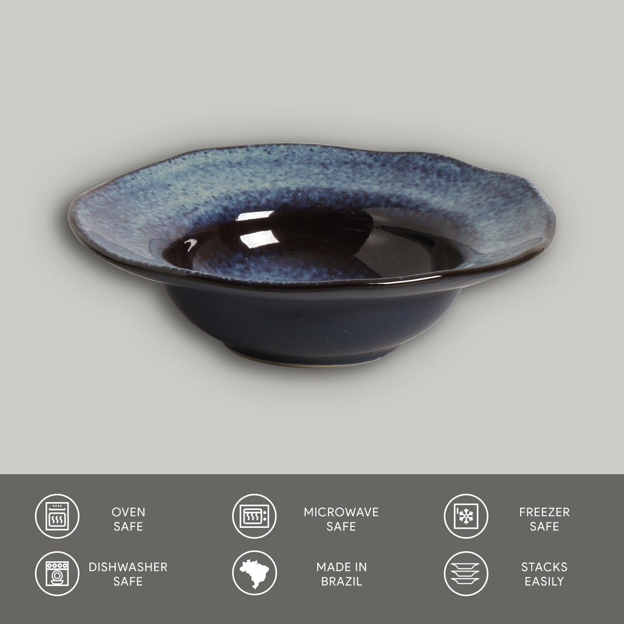 Dessert/Deep Rim Plate Set of 4