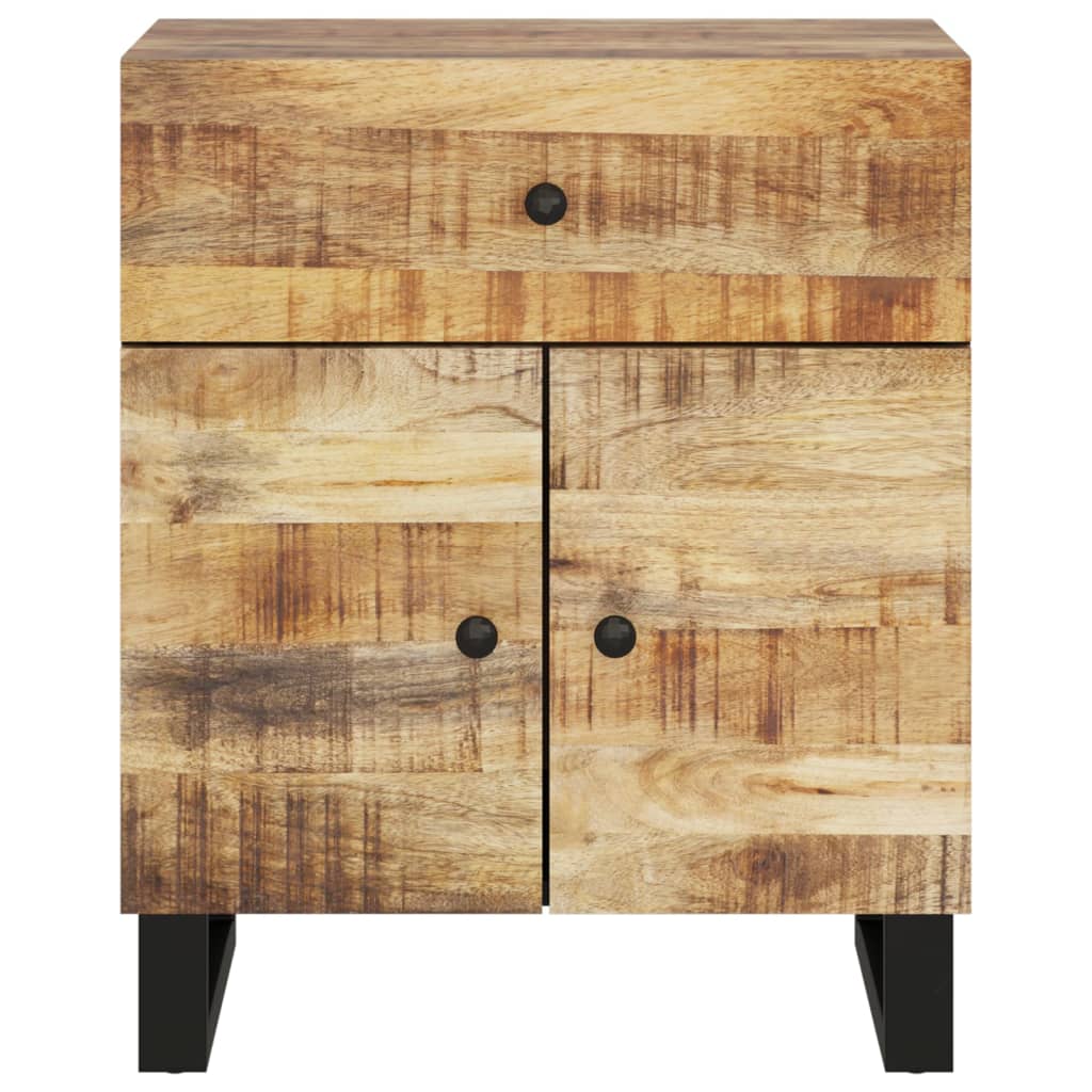 Bedside Cabinet | Solid Wood Acacia (19.7"x13"x23.6" )-1