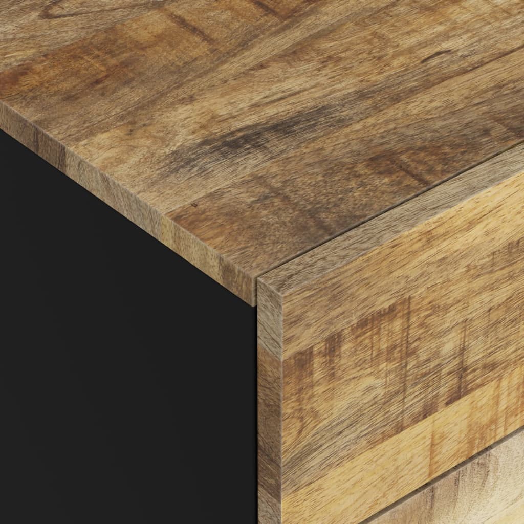 Bedside Cabinet | Solid Wood Acacia (19.7"x13"x23.6" )-4