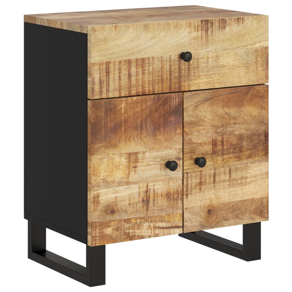 Bedside Cabinet | Solid Wood Acacia (19.7"x13"x23.6" )-6