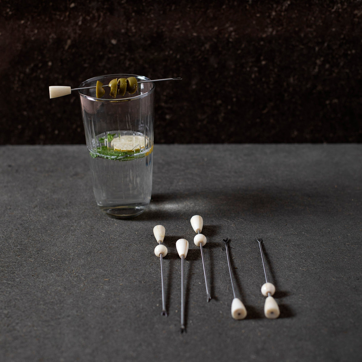 Blanco Cocktail Picks Assorted Set of 6