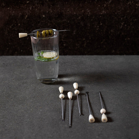 Blanco Cocktail Picks Assorted Set of 6 - Sumiye Co