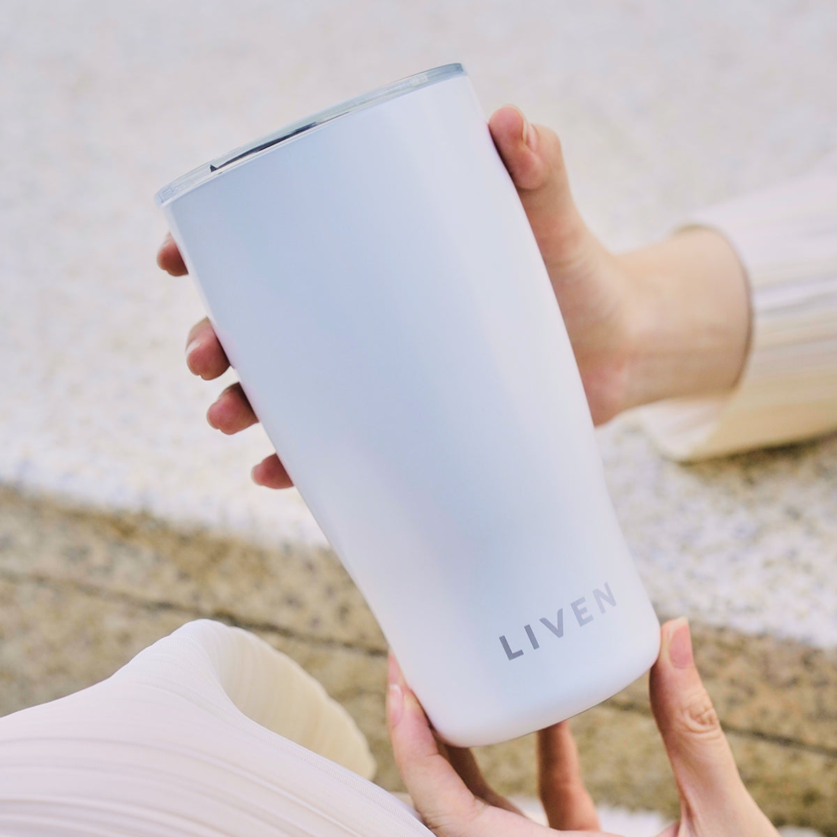 Purifying Travel Tumbler (19oz) | Liven Glow™ Stainless Steel -8