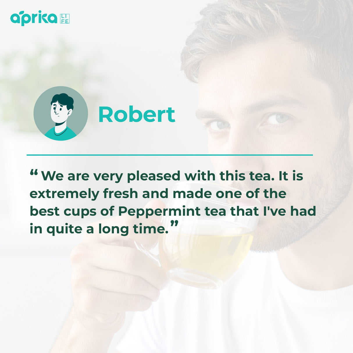 100% Pure Peppermint Herbal Tea, 60 Bags
