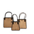 Citra Leather and Rattan Tote Bag - Sumiye Co
