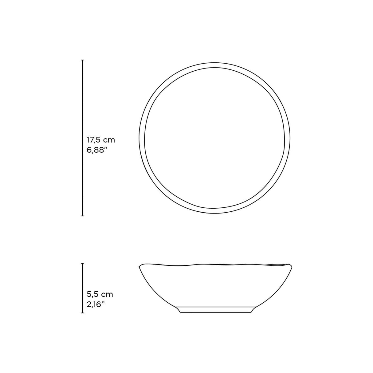 Cereal Bowl Set of 6