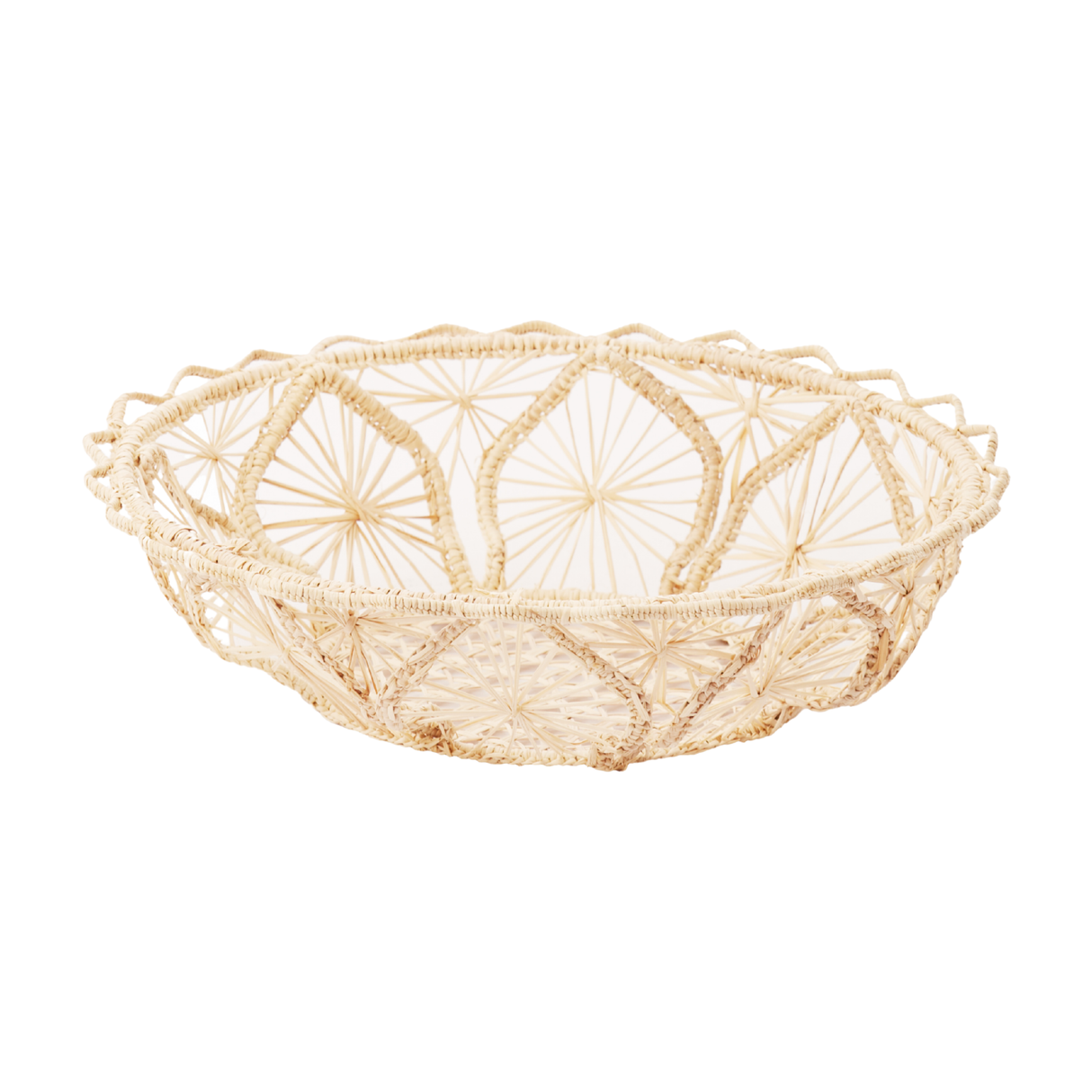 Spades Woven Bread Basket - Natural