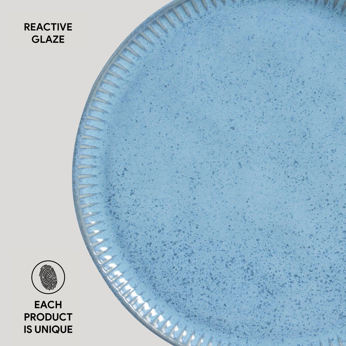 Deep Rim Plate Set of 4