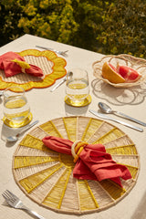 Petals Woven Bread Basket - Natural