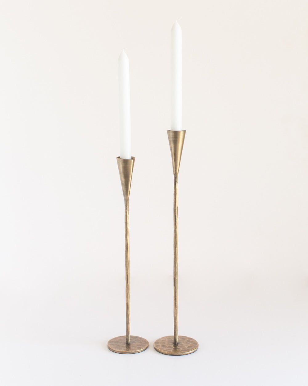 S/2 Phoenix Candlesticks - Brass Finish - Sumiye Co