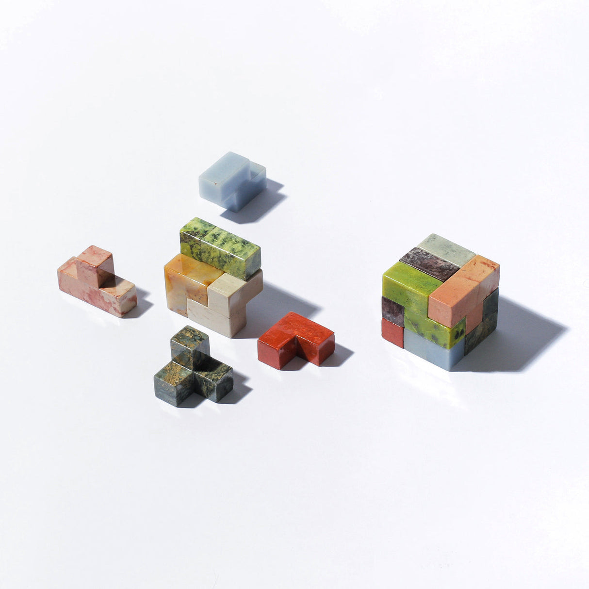 Gemstone Soma Cube Puzzle - Sumiye Co