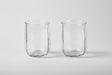 Hammered Water Glass , Natural - 4 X 3 Inches ( Set of 2 ) - Sumiye Co