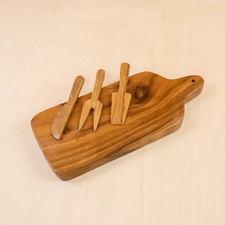 Acacia Cheese Board with Handle - Small - Sumiye Co