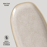 Shallow Organic Oval Platter Small Set of 4