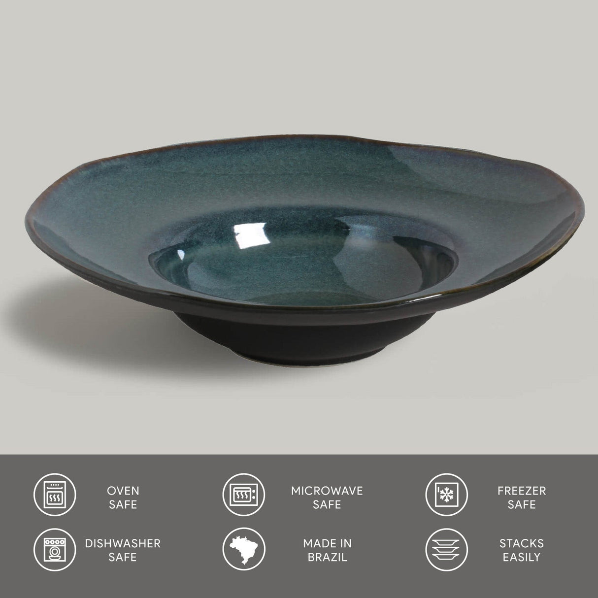 Deep Rim Plate Set of 4
