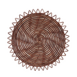 Surya Woven Palm Fiber Placemat - Brown (Set of 2) - Sumiye Co