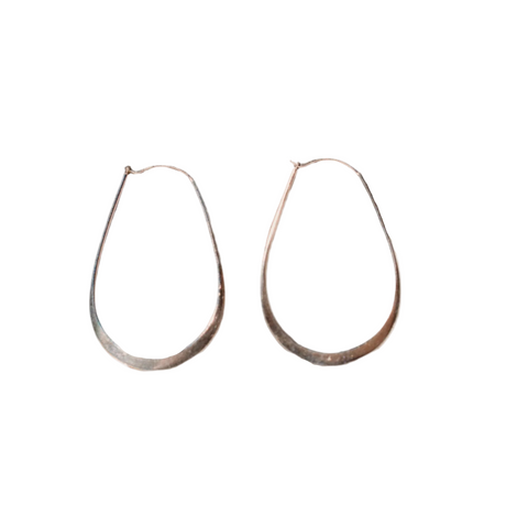 Minimalist Oval Earrings by Phoebe`s - Sumiye Co