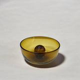 Tres Palos Amber Bowl | Artisanal Glasswork Decor