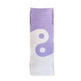 Yin-Yang Amethyst Yoga Rug Mat - Naturally Dyed Organic Cotton - Sumiye Co