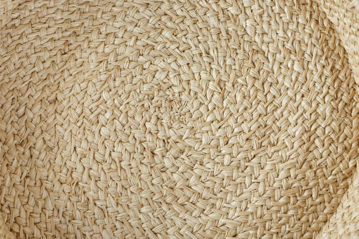 Braided Raffia Tray - Sumiye Co