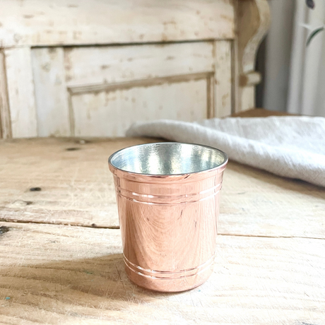 Copper Shot Glass Set/4 | Vintage Inspired - Sumiye Co