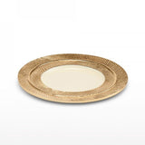Feather Plates Gold/Oyster