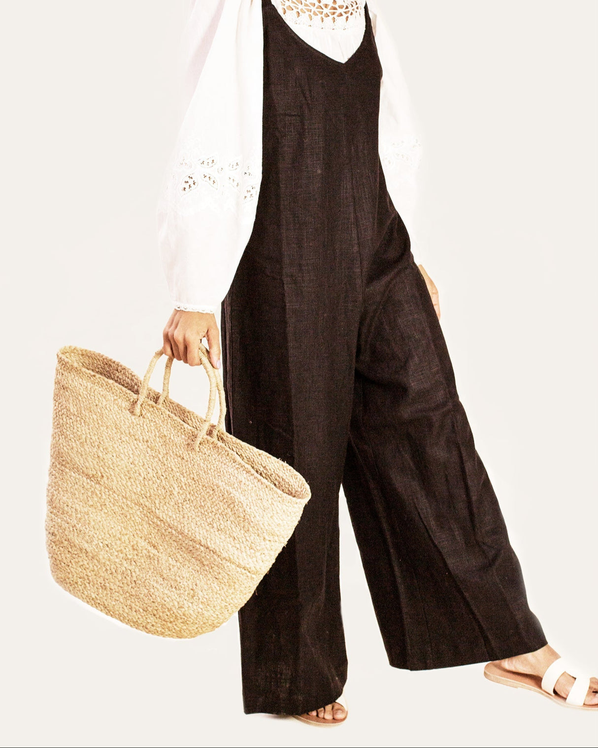 Braided Raffia Bag