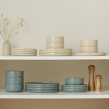 Ceramic Dinnerware Set, 12 Piece, Service for 4, Somerset Collection