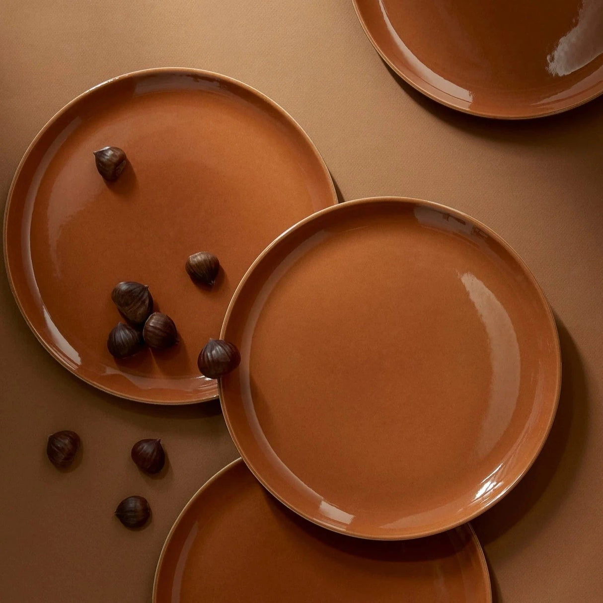 S/4 Tunisian Dinner Plate - Terracotta - Sumiye Co