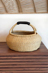 Handwoven Double Weave Kettle Basket