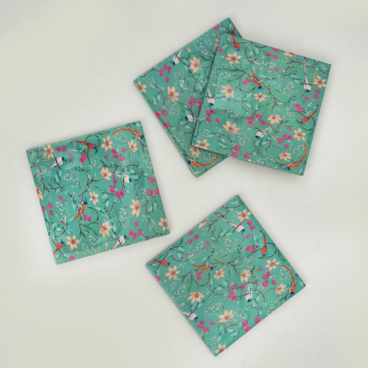 Aqua Flora Coasters