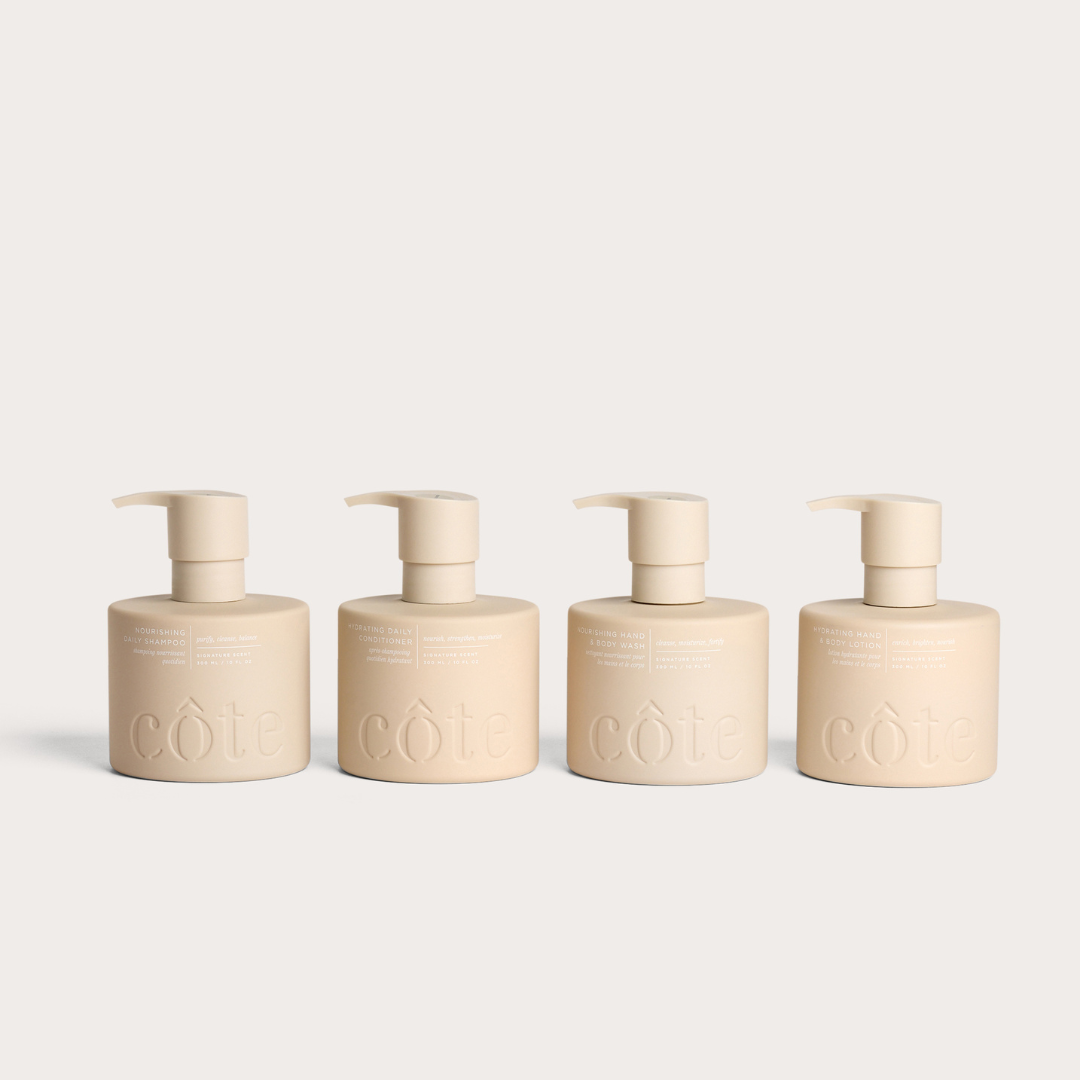 Head to Toe Essentials Set: Shampoo, Conditioner, Body Wash & Lotion