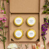 Floral Collection - 4 Pack | 6oz Travel Scented Candles