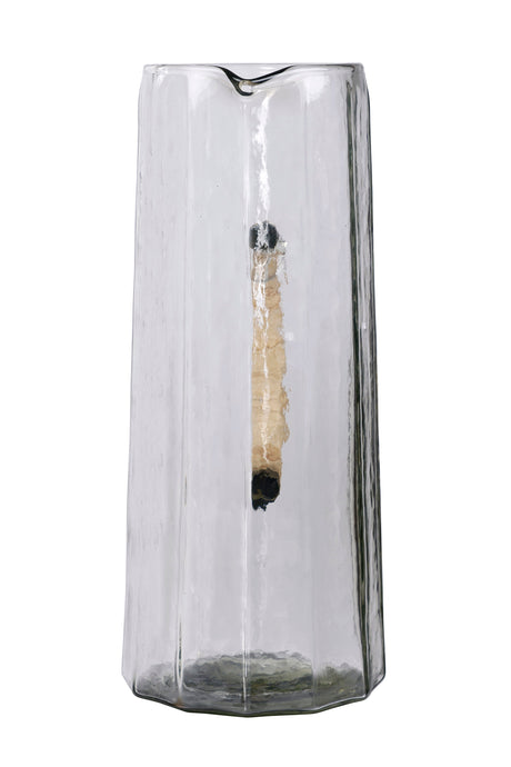 Hammered water pitcher, Natural -6.25 x 9.5 Inches ( Set of 2 ) - Sumiye Co