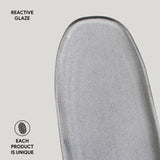 Shallow Organic Oval Platter Large Set of 4