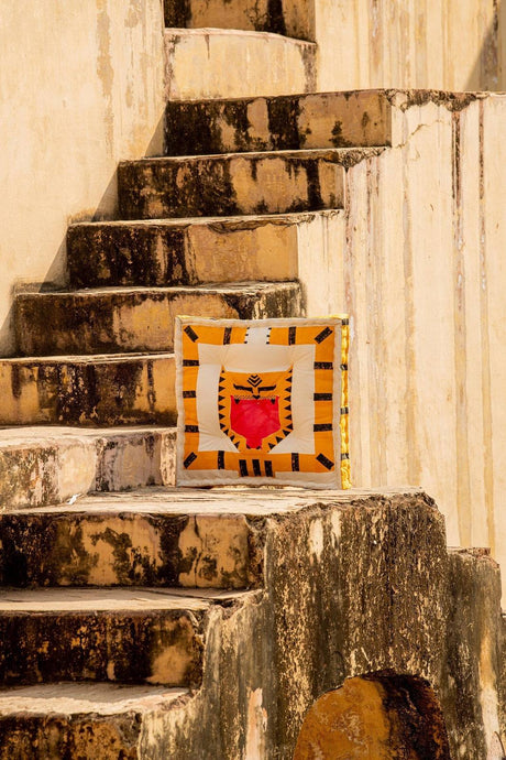 Tiger Floor Cushion (Reverse) - Sumiye Co