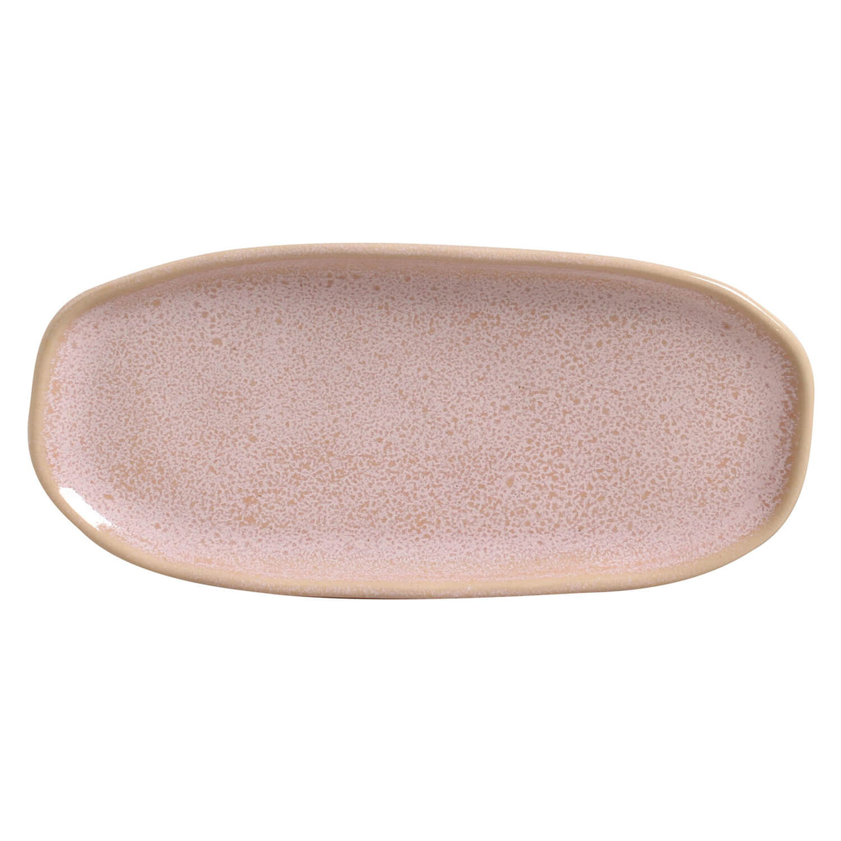 Shallow Organic Oval Platter Small Set of 4