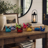 Nesting Hen Bowl & Lid - ROSE | Hand Blown Glass - Colombia - Sumiye Co