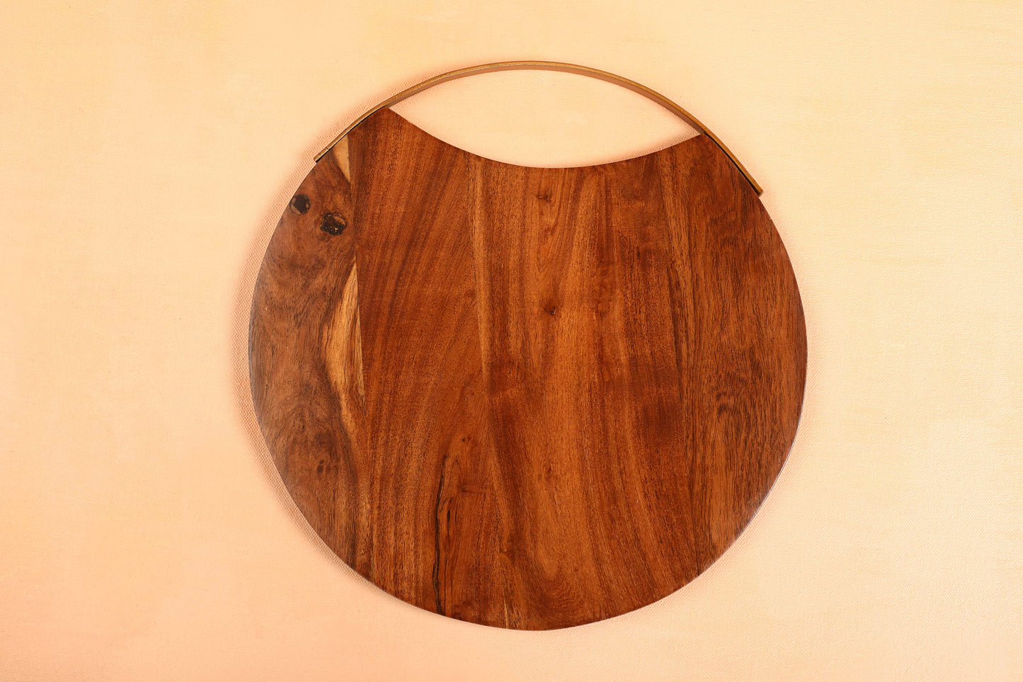 Handmade Wood Charcuterie Board - Round -  12 inches (Set of 2) by The Artisen