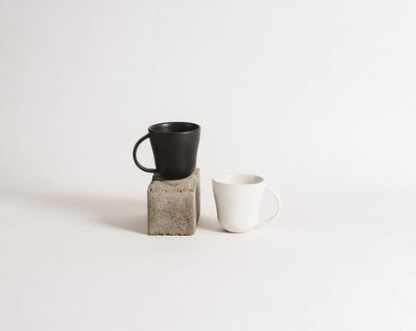 Tunisian Mug (Set of 4)  - Matte Black 6.7 oz - Sumiye Co