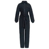 Amelia Recycled Travel Jumpsuit Black - Sumiye Co
