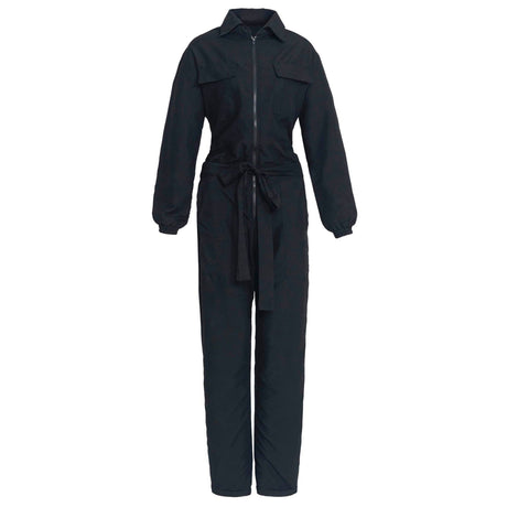 Amelia Recycled Travel Jumpsuit Black - Sumiye Co